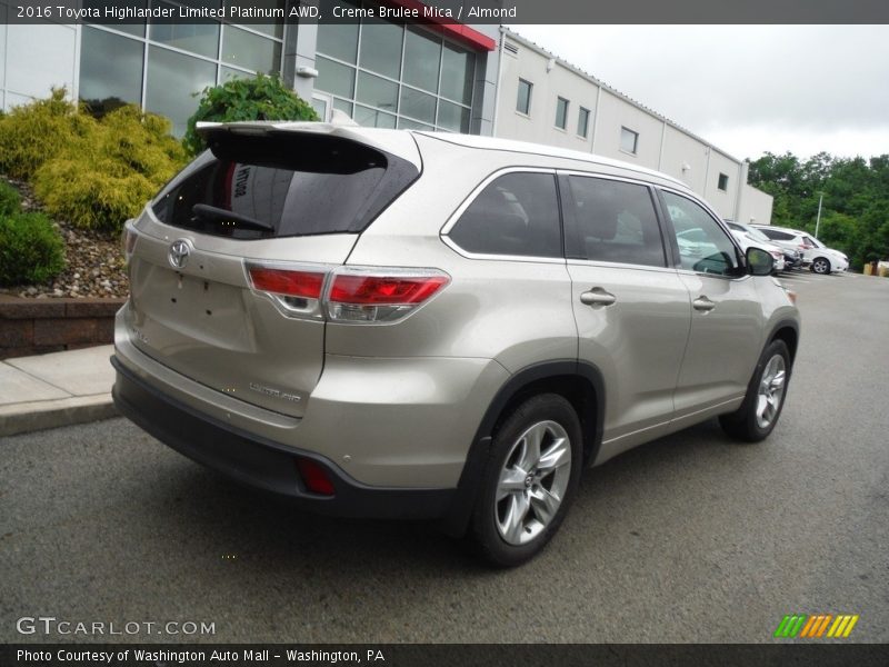 Creme Brulee Mica / Almond 2016 Toyota Highlander Limited Platinum AWD