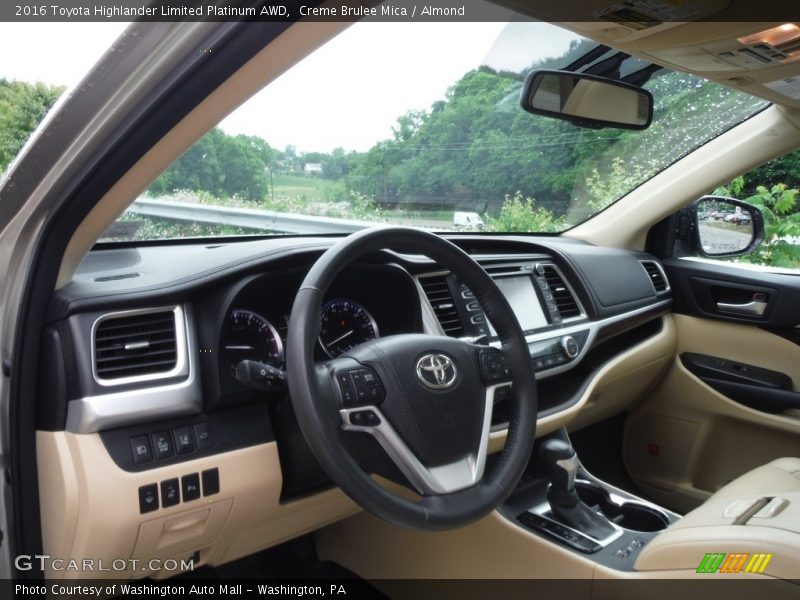 Creme Brulee Mica / Almond 2016 Toyota Highlander Limited Platinum AWD