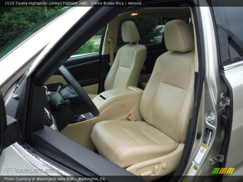 Creme Brulee Mica / Almond 2016 Toyota Highlander Limited Platinum AWD