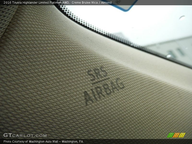 Creme Brulee Mica / Almond 2016 Toyota Highlander Limited Platinum AWD