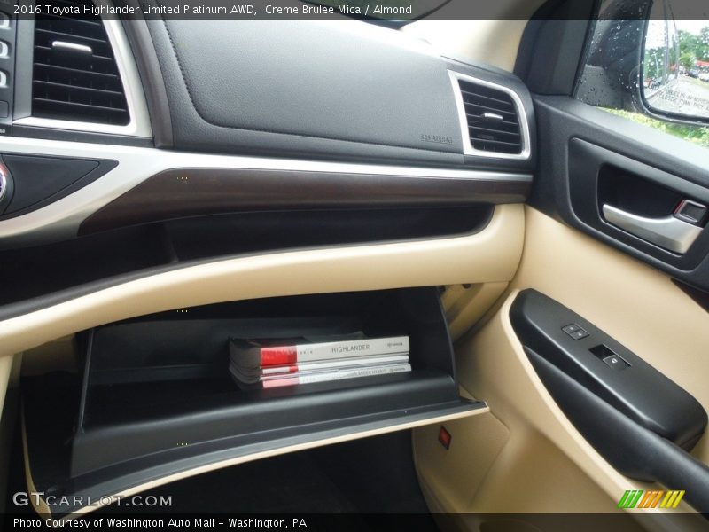 Creme Brulee Mica / Almond 2016 Toyota Highlander Limited Platinum AWD