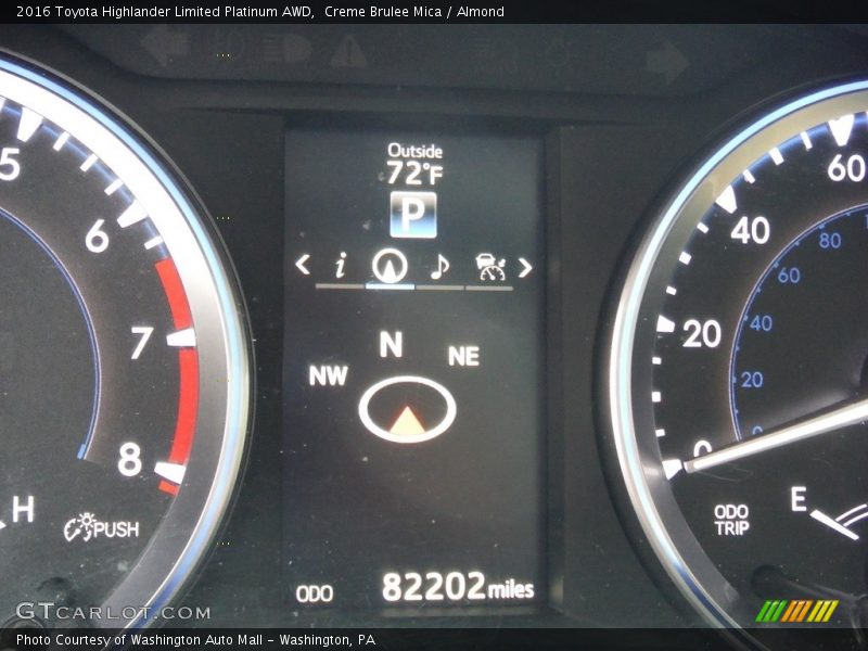 Creme Brulee Mica / Almond 2016 Toyota Highlander Limited Platinum AWD