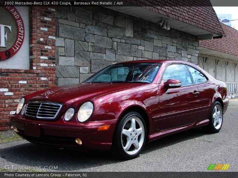 Bordeaux Red Metallic / Ash 2002 Mercedes-Benz CLK 430 Coupe