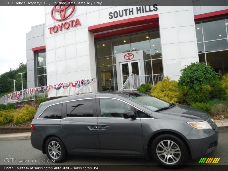 Polished Metal Metallic / Gray 2012 Honda Odyssey EX-L