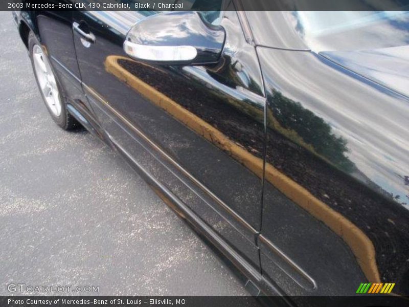 Black / Charcoal 2003 Mercedes-Benz CLK 430 Cabriolet