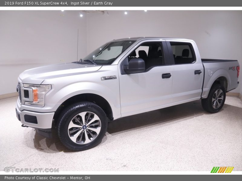 Ingot Silver / Earth Gray 2019 Ford F150 XL SuperCrew 4x4