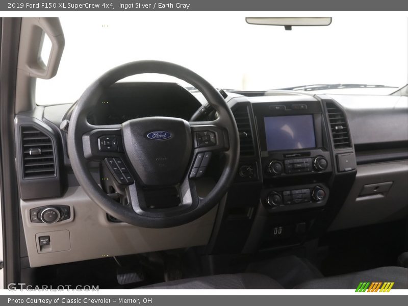 Ingot Silver / Earth Gray 2019 Ford F150 XL SuperCrew 4x4