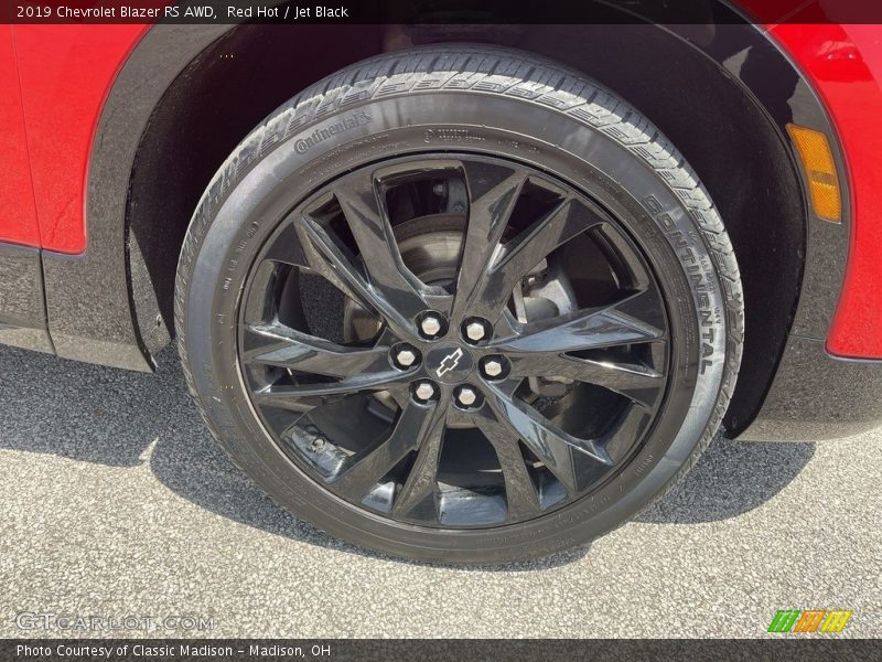 Red Hot / Jet Black 2019 Chevrolet Blazer RS AWD