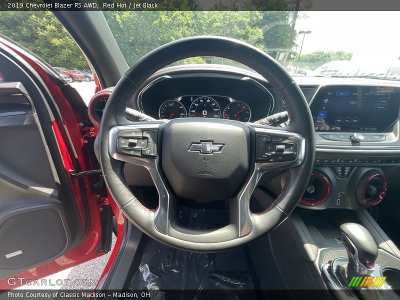 Red Hot / Jet Black 2019 Chevrolet Blazer RS AWD
