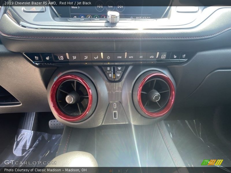 Red Hot / Jet Black 2019 Chevrolet Blazer RS AWD
