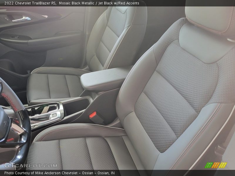 Mosaic Black Metallic / Jet Black w/Red Accents 2022 Chevrolet TrailBlazer RS