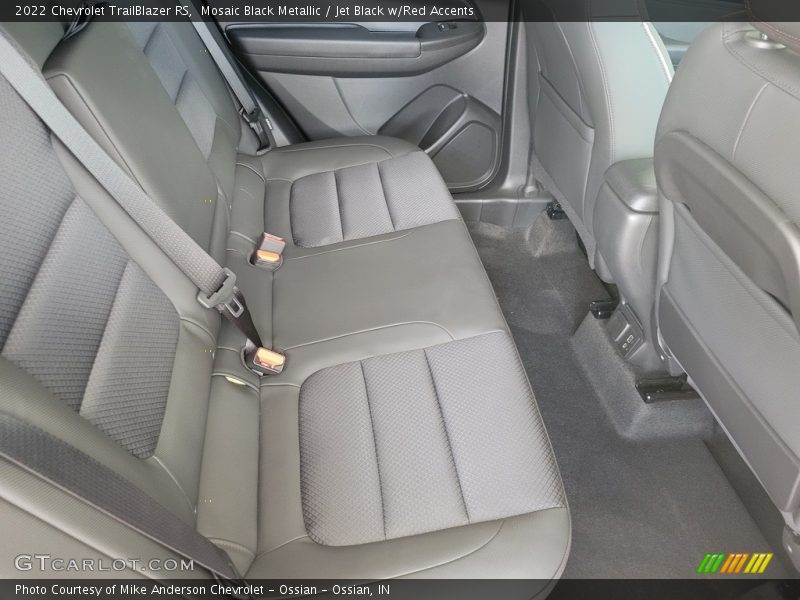 Mosaic Black Metallic / Jet Black w/Red Accents 2022 Chevrolet TrailBlazer RS