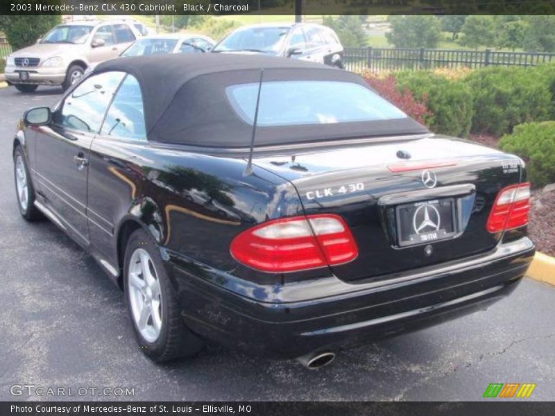 Black / Charcoal 2003 Mercedes-Benz CLK 430 Cabriolet