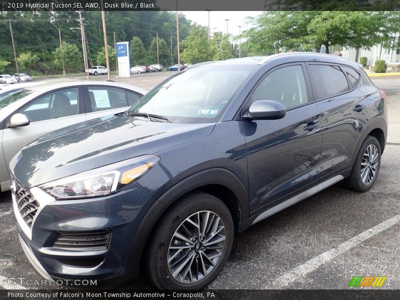 Dusk Blue / Black 2019 Hyundai Tucson SEL AWD