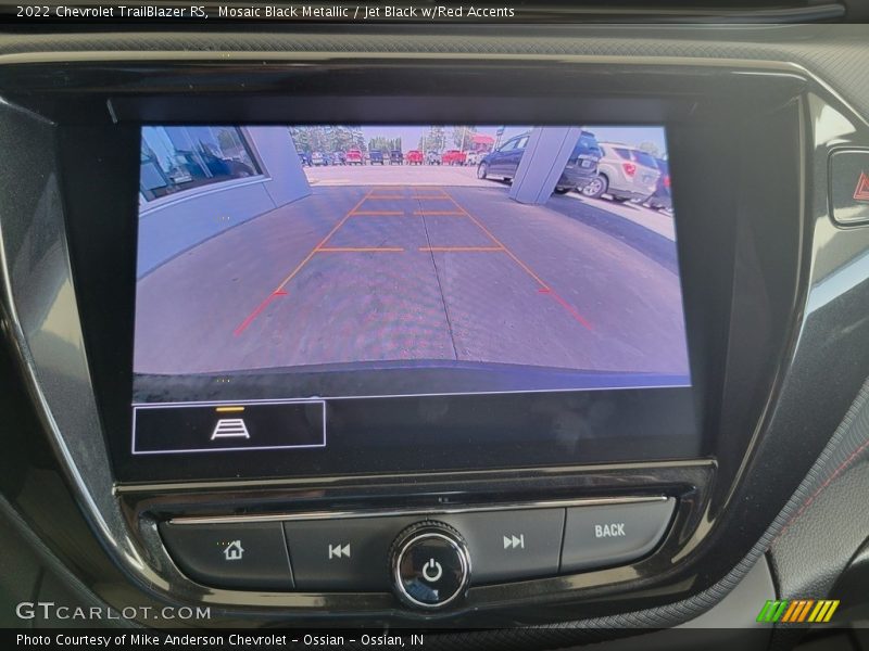 Mosaic Black Metallic / Jet Black w/Red Accents 2022 Chevrolet TrailBlazer RS