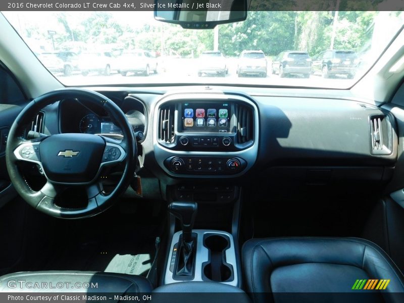 Silver Ice Metallic / Jet Black 2016 Chevrolet Colorado LT Crew Cab 4x4