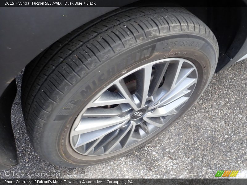 Dusk Blue / Black 2019 Hyundai Tucson SEL AWD