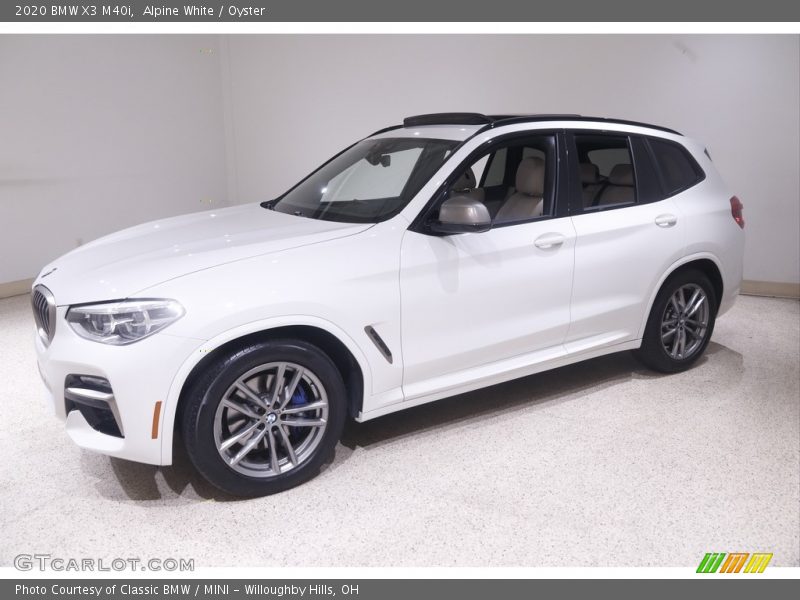 Alpine White / Oyster 2020 BMW X3 M40i