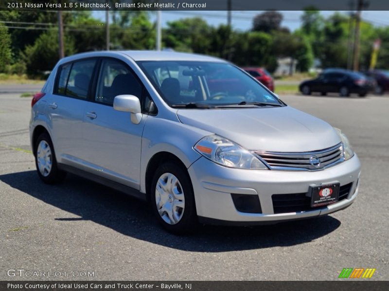Brilliant Silver Metallic / Charcoal 2011 Nissan Versa 1.8 S Hatchback