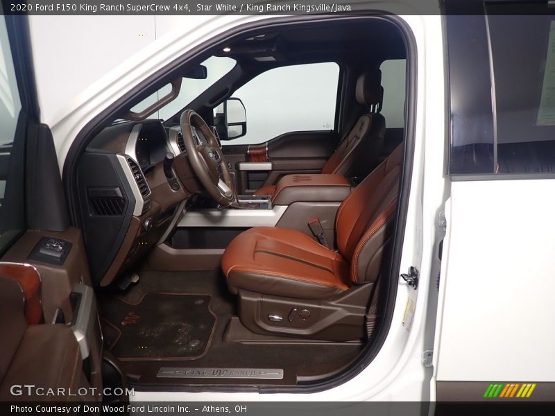 Front Seat of 2020 F150 King Ranch SuperCrew 4x4