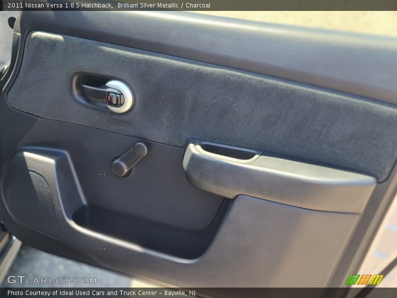 Brilliant Silver Metallic / Charcoal 2011 Nissan Versa 1.8 S Hatchback
