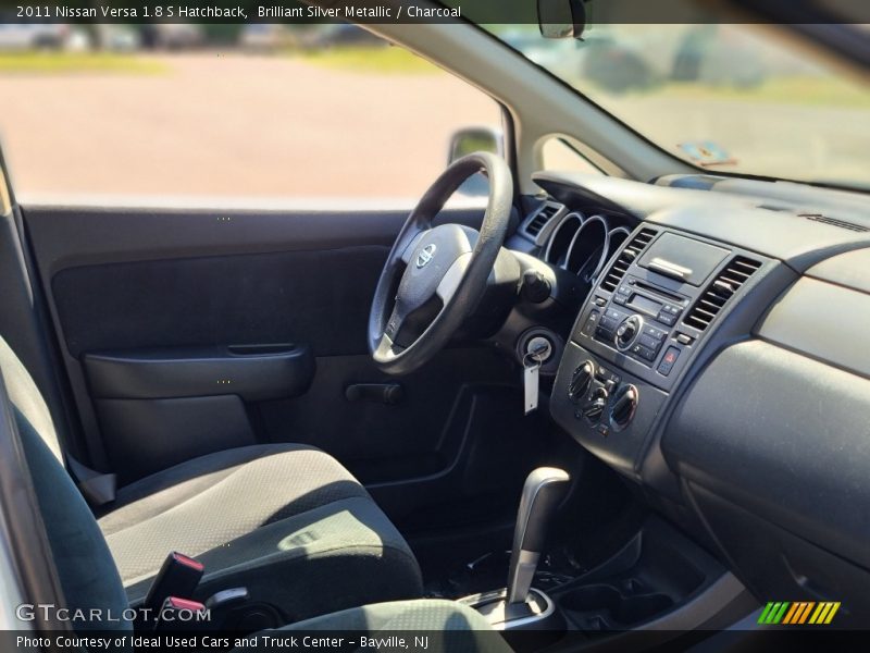 Brilliant Silver Metallic / Charcoal 2011 Nissan Versa 1.8 S Hatchback