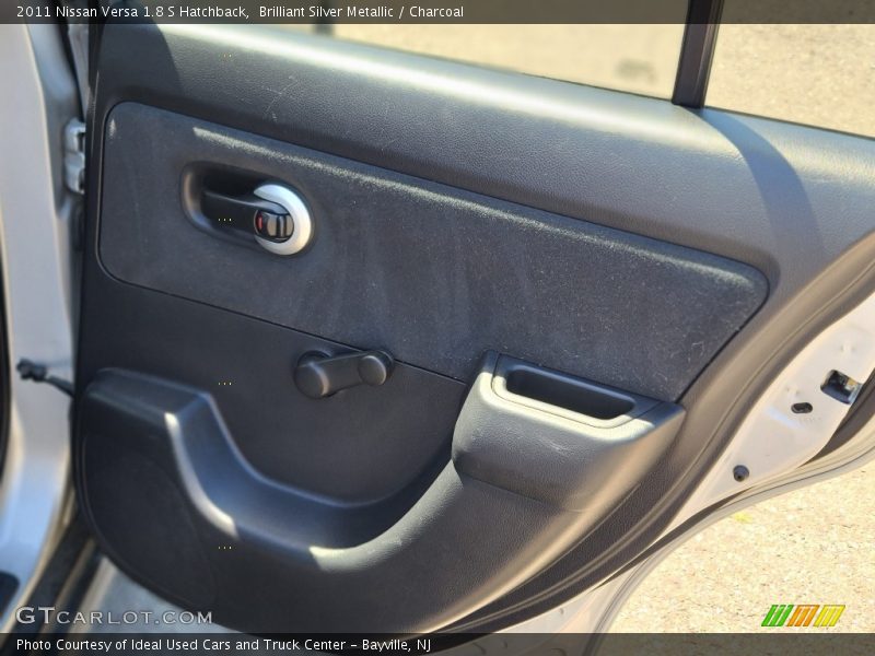 Brilliant Silver Metallic / Charcoal 2011 Nissan Versa 1.8 S Hatchback