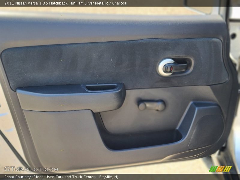 Brilliant Silver Metallic / Charcoal 2011 Nissan Versa 1.8 S Hatchback