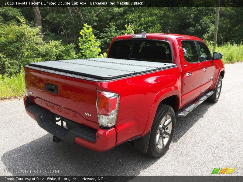 Barcelona Red Metallic / Black 2019 Toyota Tacoma Limited Double Cab 4x4