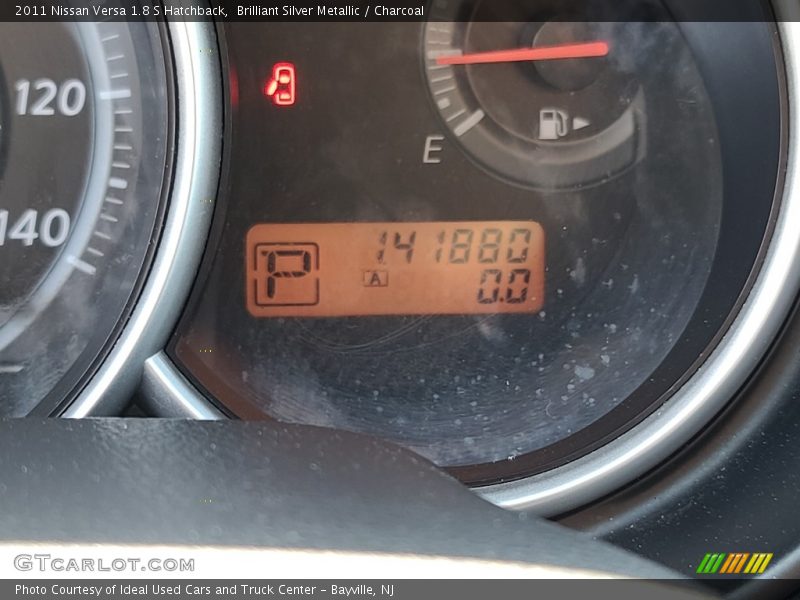 Brilliant Silver Metallic / Charcoal 2011 Nissan Versa 1.8 S Hatchback