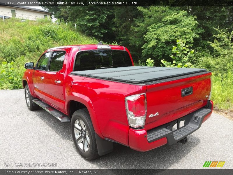Barcelona Red Metallic / Black 2019 Toyota Tacoma Limited Double Cab 4x4
