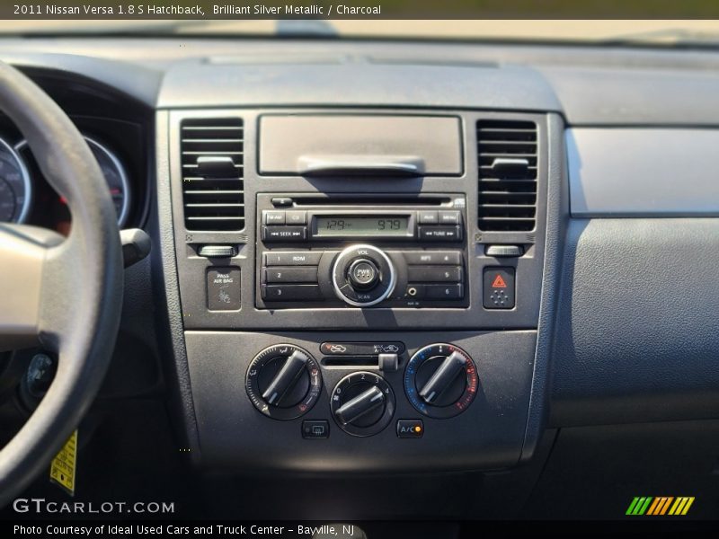 Brilliant Silver Metallic / Charcoal 2011 Nissan Versa 1.8 S Hatchback