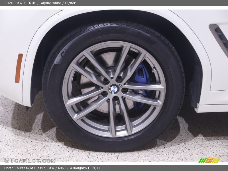 Alpine White / Oyster 2020 BMW X3 M40i