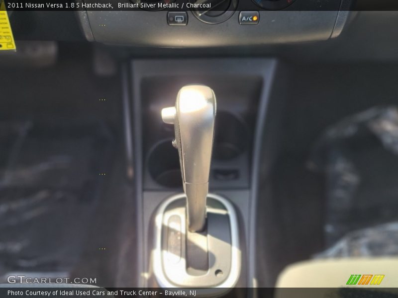 Brilliant Silver Metallic / Charcoal 2011 Nissan Versa 1.8 S Hatchback