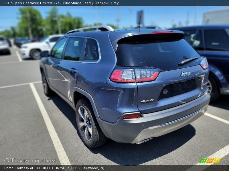 Blue Shade Pearl / Black/Ski Grey 2019 Jeep Cherokee Limited 4x4