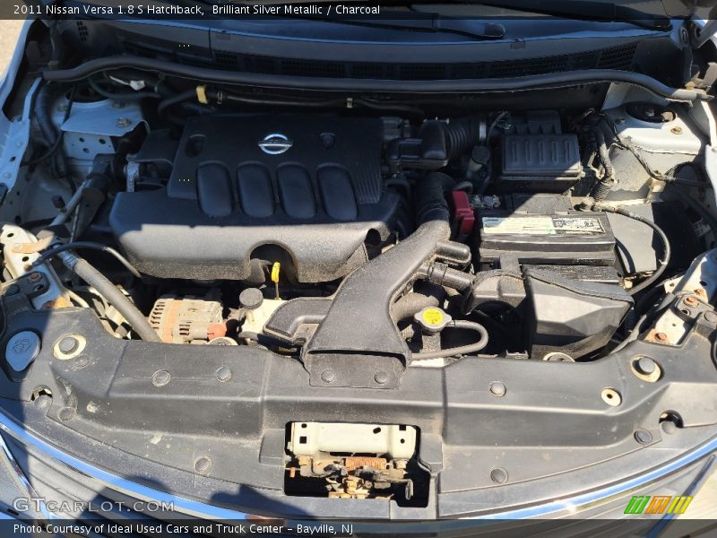 Brilliant Silver Metallic / Charcoal 2011 Nissan Versa 1.8 S Hatchback