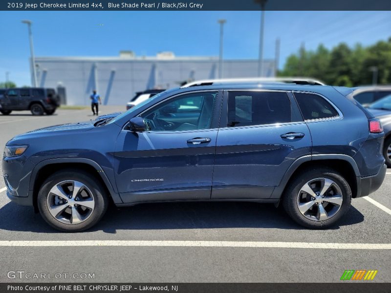 Blue Shade Pearl / Black/Ski Grey 2019 Jeep Cherokee Limited 4x4