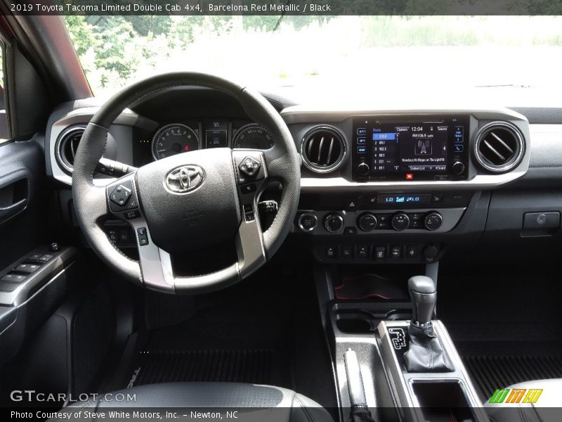Barcelona Red Metallic / Black 2019 Toyota Tacoma Limited Double Cab 4x4