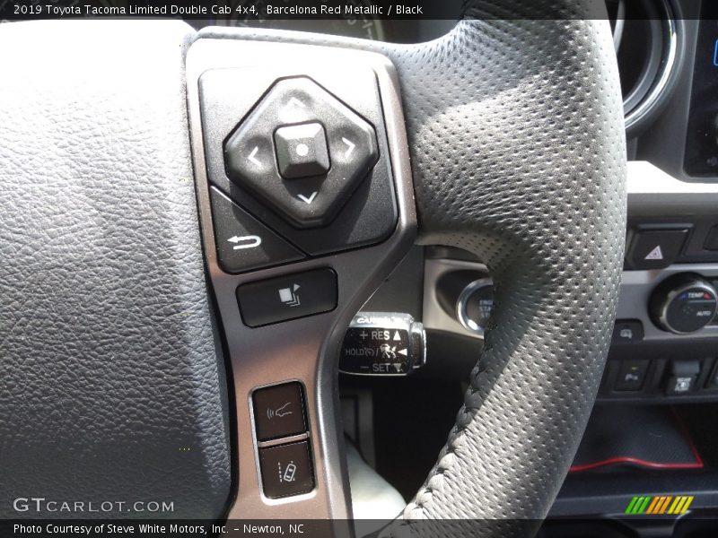 Barcelona Red Metallic / Black 2019 Toyota Tacoma Limited Double Cab 4x4