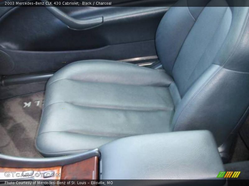 Black / Charcoal 2003 Mercedes-Benz CLK 430 Cabriolet