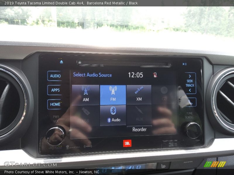 Barcelona Red Metallic / Black 2019 Toyota Tacoma Limited Double Cab 4x4