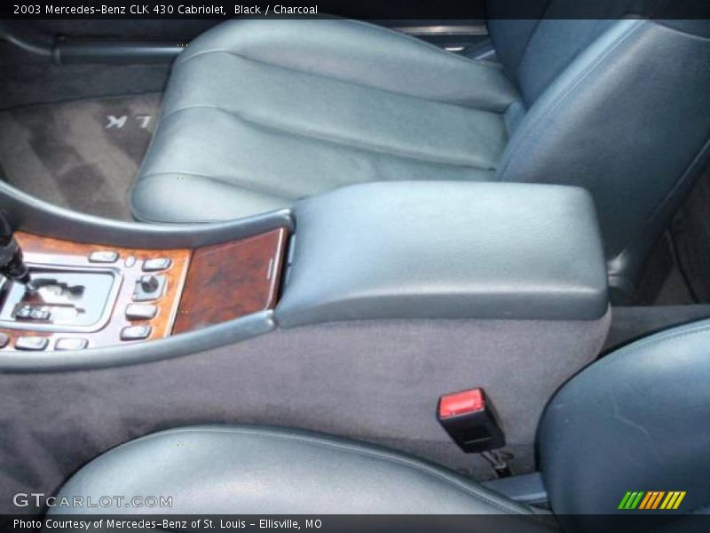 Black / Charcoal 2003 Mercedes-Benz CLK 430 Cabriolet