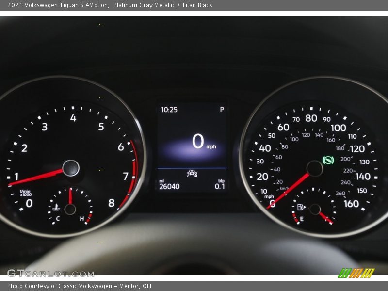 Platinum Gray Metallic / Titan Black 2021 Volkswagen Tiguan S 4Motion