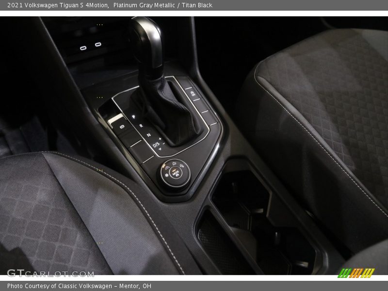 Platinum Gray Metallic / Titan Black 2021 Volkswagen Tiguan S 4Motion