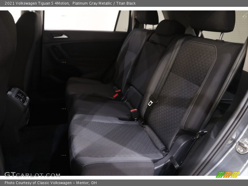 Platinum Gray Metallic / Titan Black 2021 Volkswagen Tiguan S 4Motion