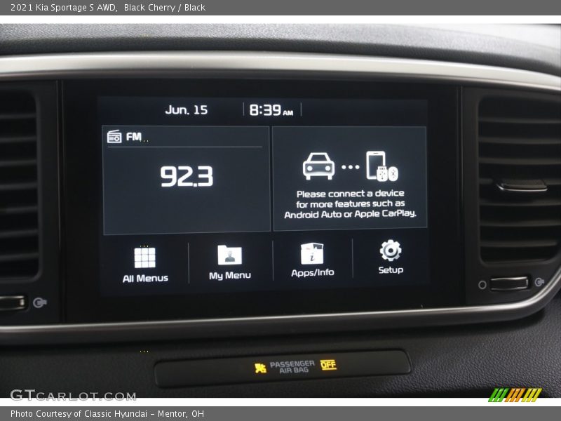 Black Cherry / Black 2021 Kia Sportage S AWD