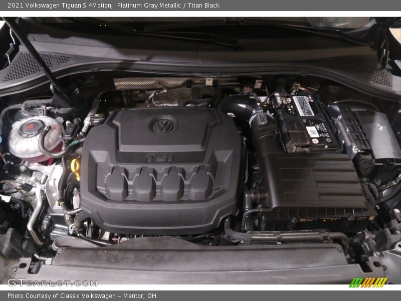 Platinum Gray Metallic / Titan Black 2021 Volkswagen Tiguan S 4Motion