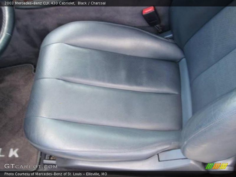 Black / Charcoal 2003 Mercedes-Benz CLK 430 Cabriolet