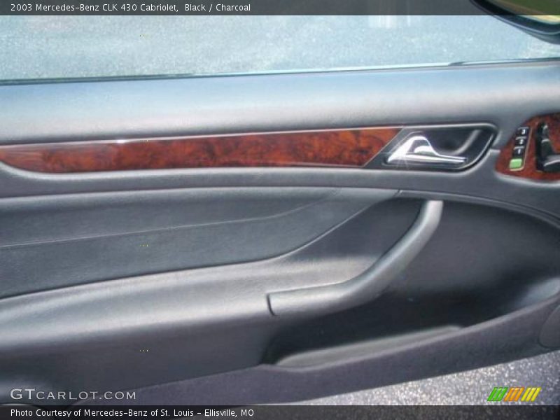 Black / Charcoal 2003 Mercedes-Benz CLK 430 Cabriolet