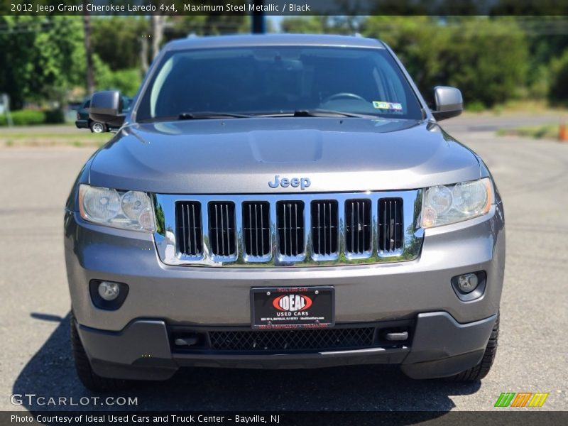 Maximum Steel Metallic / Black 2012 Jeep Grand Cherokee Laredo 4x4